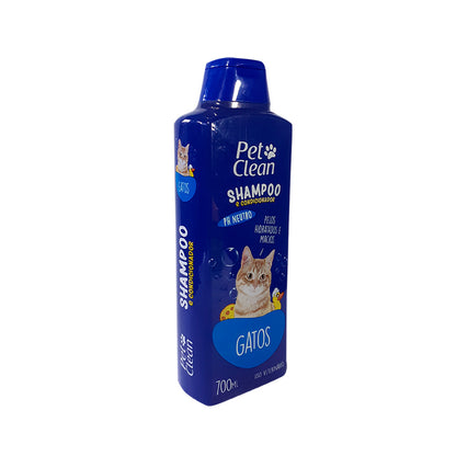 SHAMPOO E CONDICIONADOR PET CLEAN PARA GATOS E CACHORROS